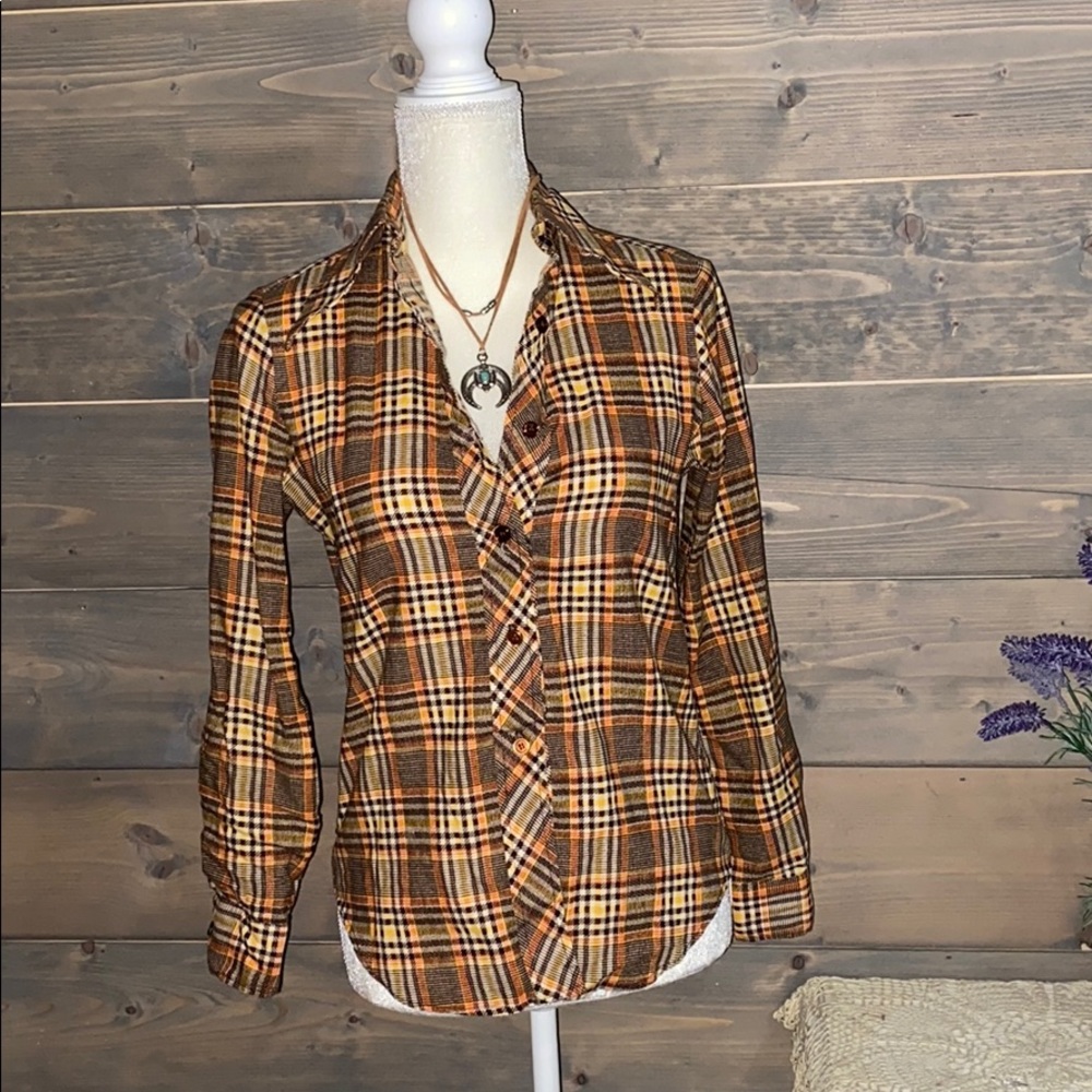 70’s Rad Plaid Shirt - image 1